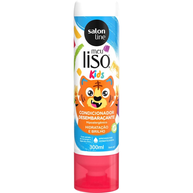 Creme para Pentear Salon Line Meu Liso Kids 250 ml Hidratação e Brilho