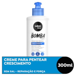 Creme para Pentear Salon Line S.O.S Bomba 300 ml Crescimento