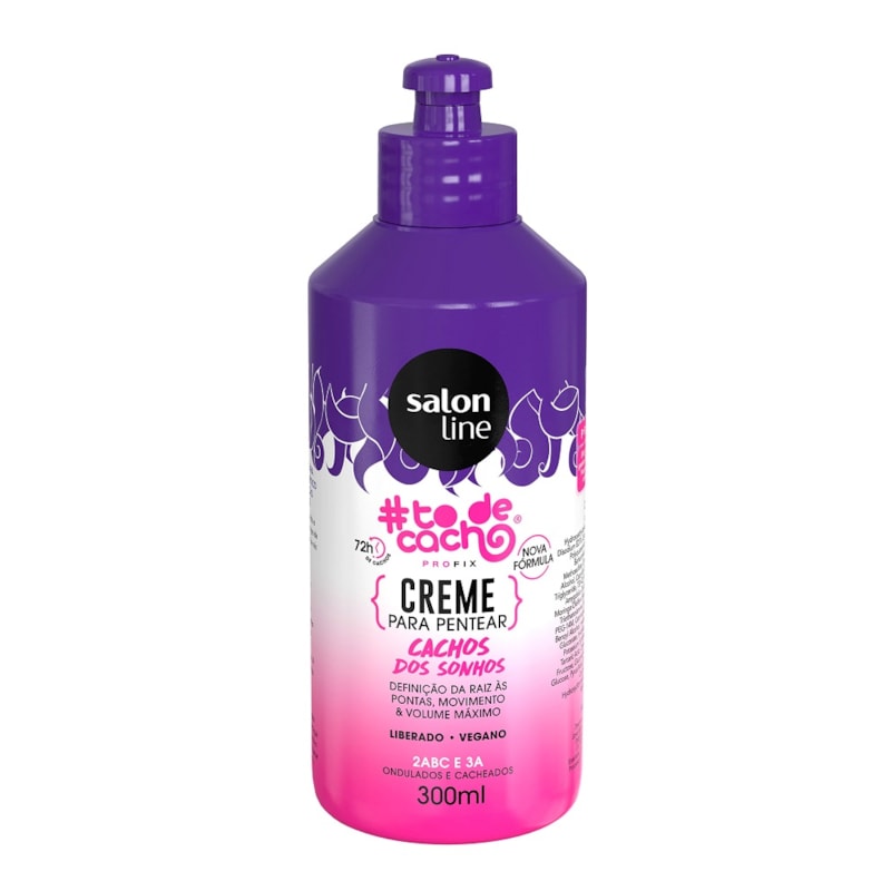 Creme Para Pentear Salon Line Todecacho 300 Ml Cachos Dos Sonhos Lojaslivia