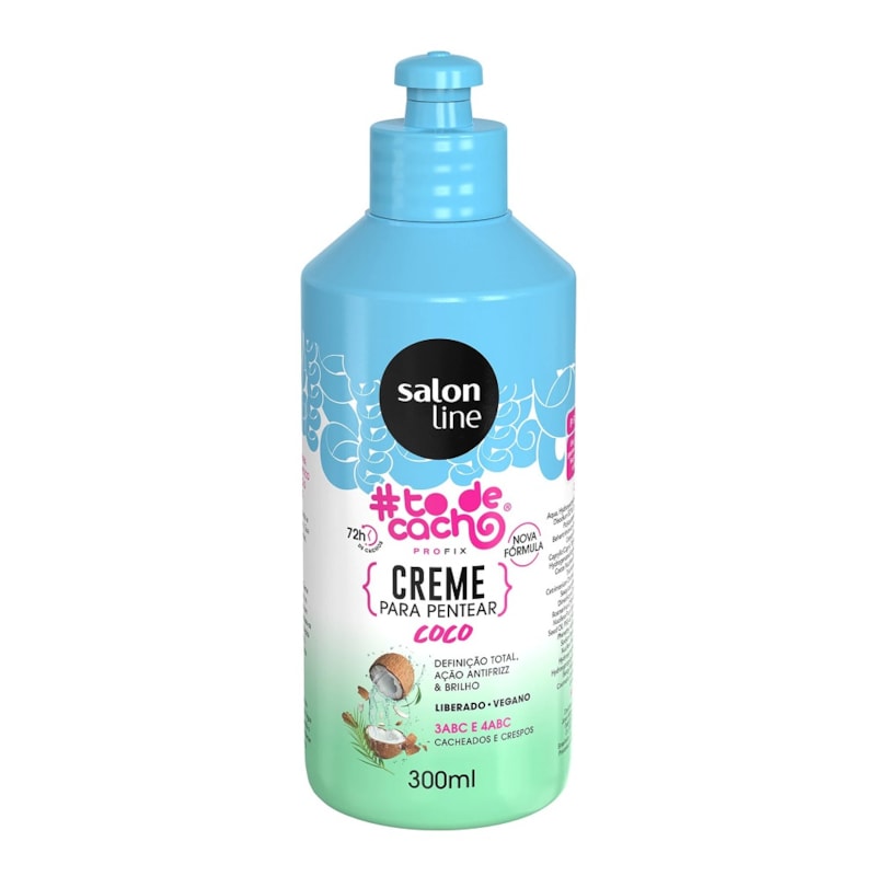 Creme Para Pentear Salon Line Todecacho 300 Ml Coco Lojaslivia