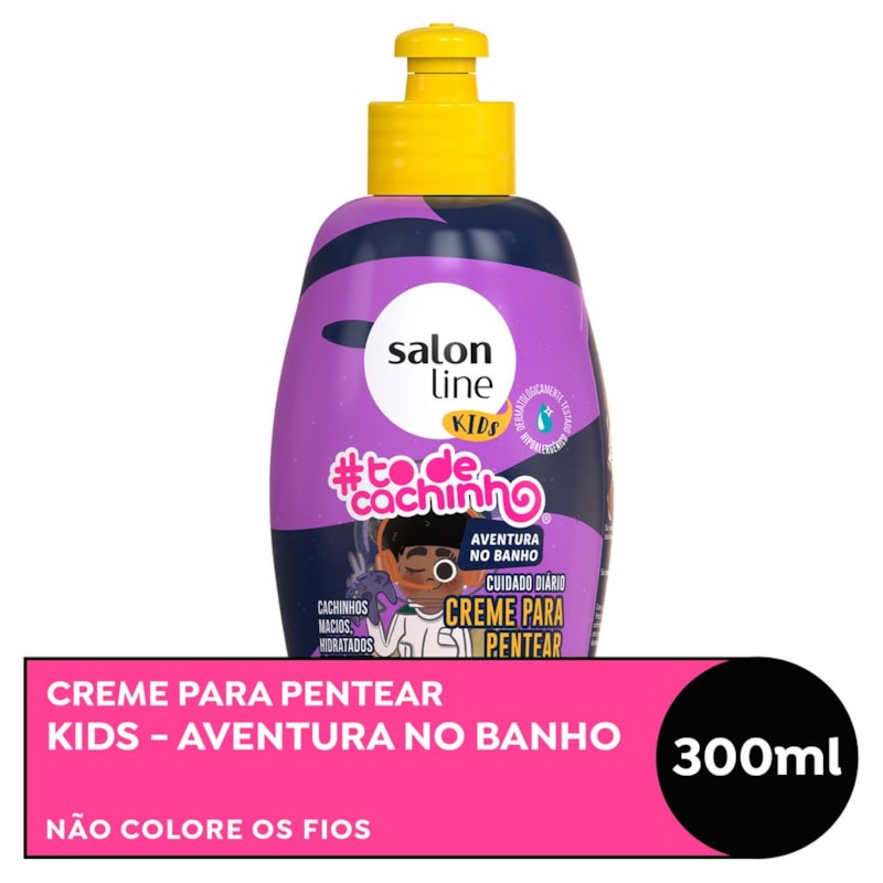 Creme Para Pentear Salon Line Todecacho 300 Ml Molinhas Kids Lojaslivia