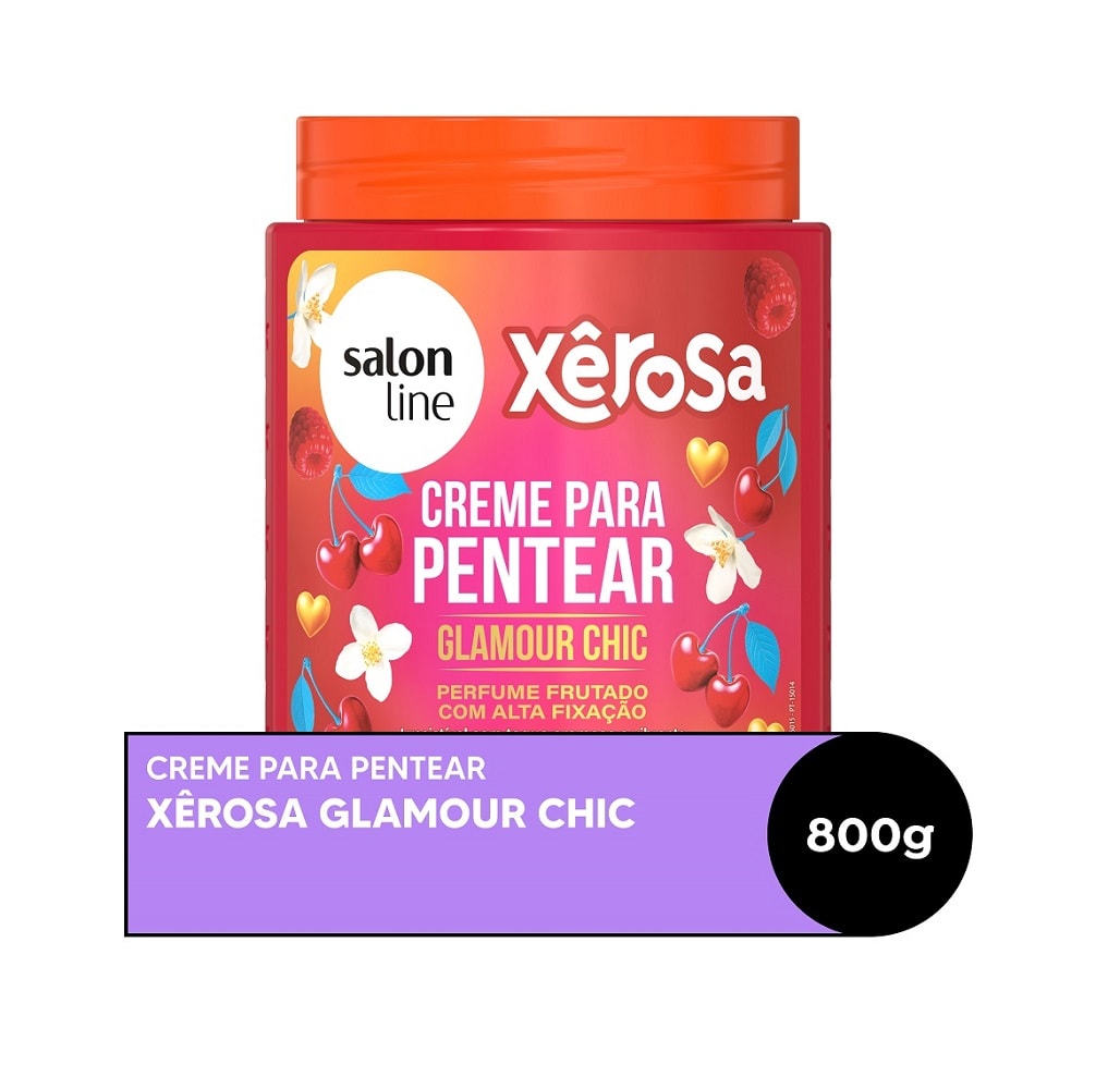Creme para Pentear Salon Line Xêrosa 800 gr Glamour Chic