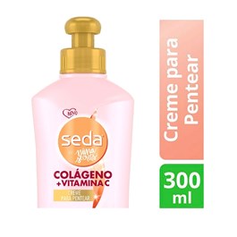 Creme para Pentear Seda By Niina Secrets 300 ml Colágeno + Vitamina C