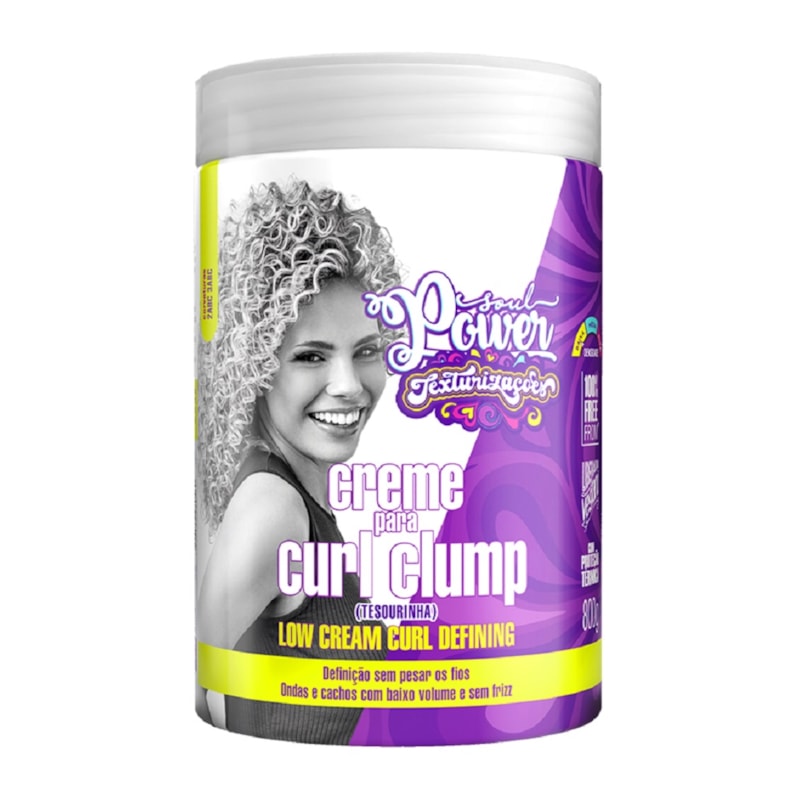 Creme Para Pentear Soul Power Texturizações 800 Gr Curl Clump