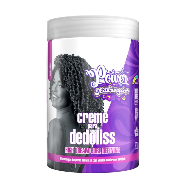 Creme Para Pentear Soul Power Texturizações 800 Gr Dedoliss