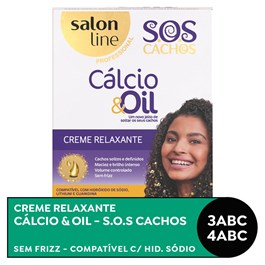 Creme Relaxante Salon Line S.O.S Cachos  Cálcio & Oil