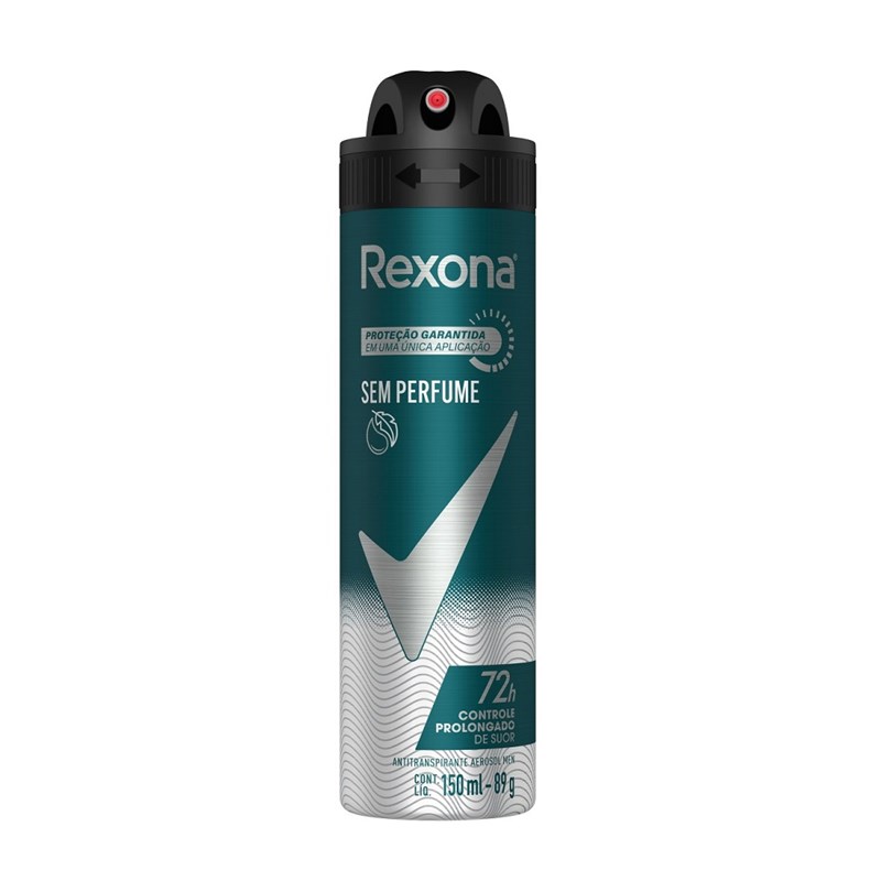 Kit 3 Desodorante Antitranspirante Aerosol Rexona Men Clinical Sem Perfume  150ml