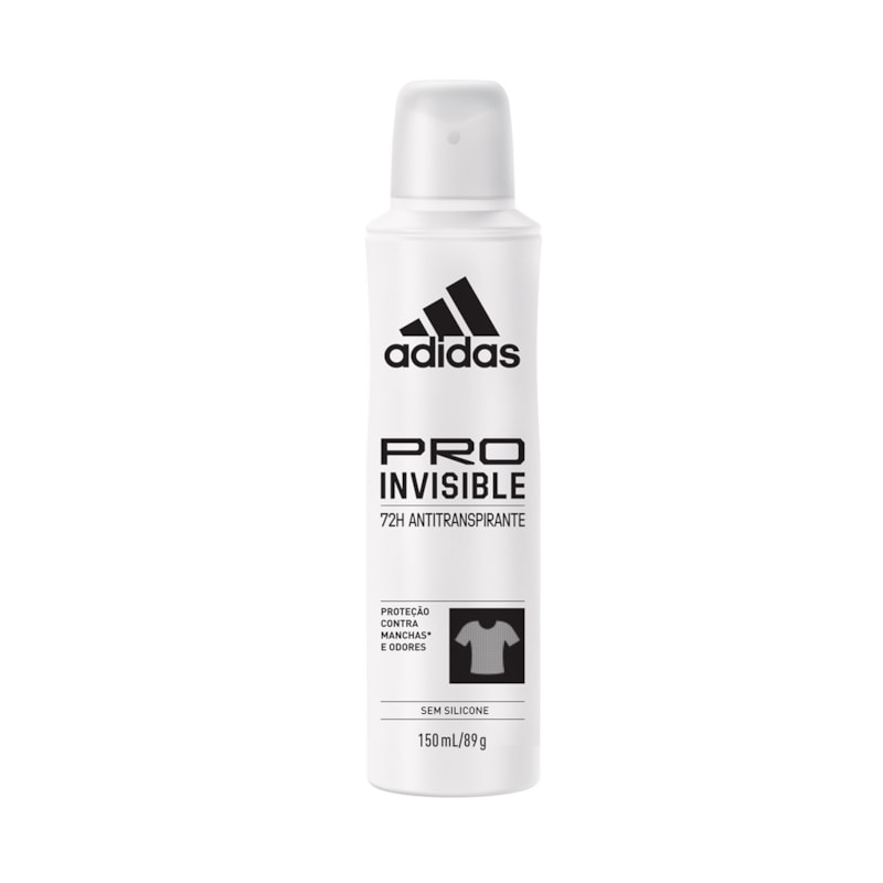 Desodorante Aerosol Adidas Feminino 150 ml Pro Invisible