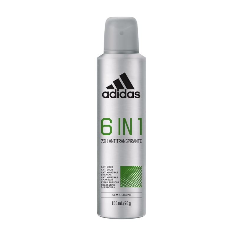 Desodorante Aerosol Adidas Masculino 150 ml 6 In 1