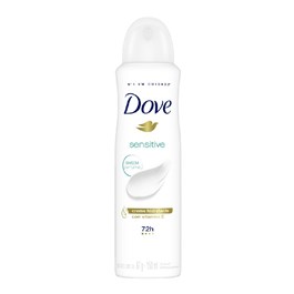 Desodorante Aerosol Antitranspirante Dove Sensitive 150 ml Sem Perfume