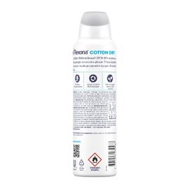 Desodorante Aerosol Antitranspirante Rexona 150 ml Cotton Dry