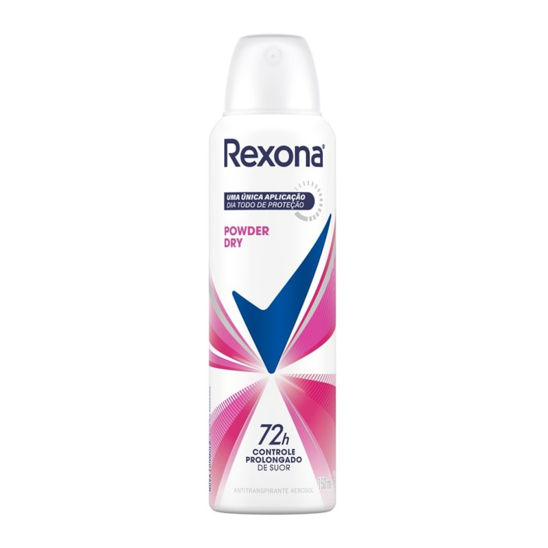 Desodorante Aerosol Antitranspirante Rexona 150 ml Powder Dry - LojasLivia