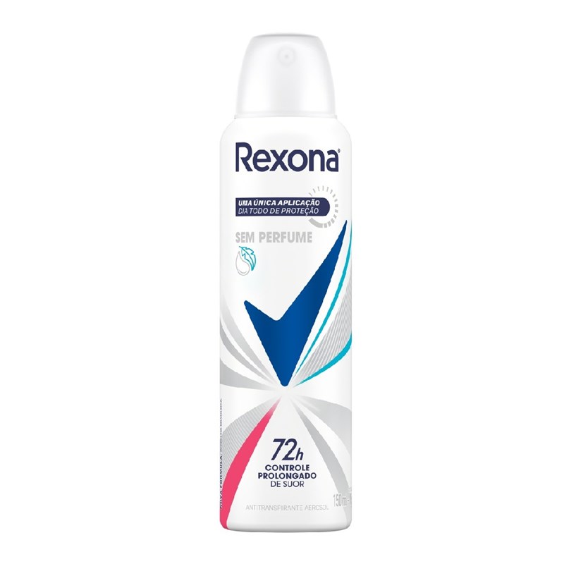 Desodorante Aerosol Antitranspirante Rexona 150 ml Sem Perfume