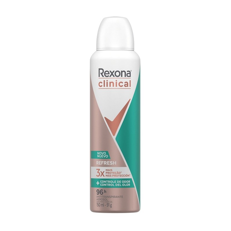 Desodorante Aerosol Antitranspirante Rexona 150 ml Powder Dry - LojasLivia