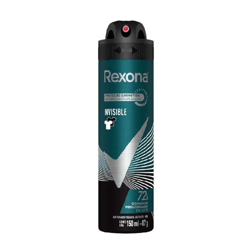 Desodorante Aerosol Antitranspirante Rexona Men 150 ml Invisible