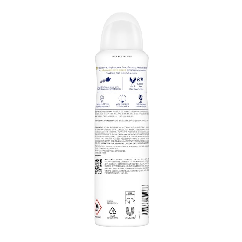 Desodorante Aerosol Dove 89 gr Invisible Dry