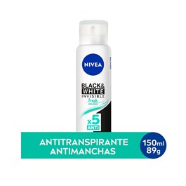 Desodorante Aerosol Feminino Nivea Invisible Black & White Fresh 150ml