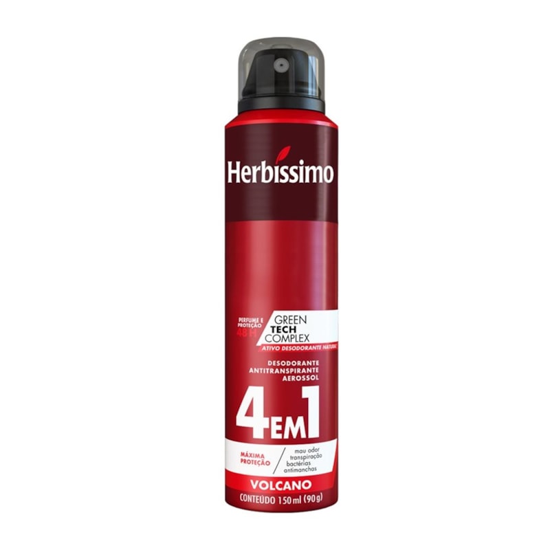 Desodorante Aerosol Herbíssimo Masculino 150 ml Volcano