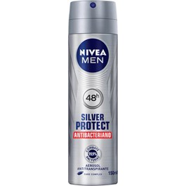 Desodorante Aerosol Masculino Nivea Silver Protect 150ml