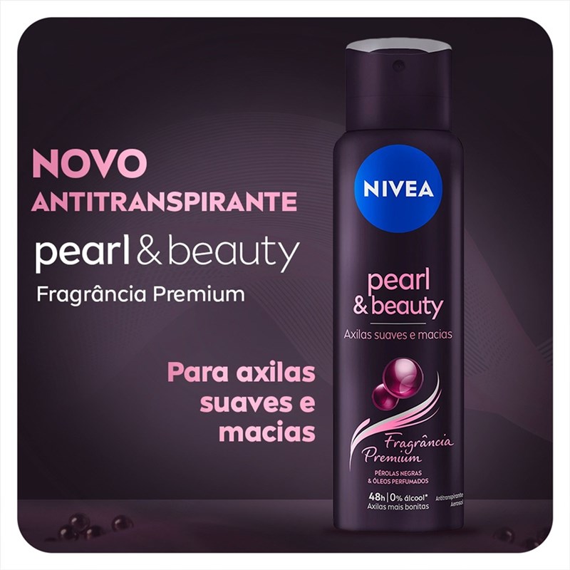 Desodorante Aerosol Nivea 150 ml Pearl & Beauty