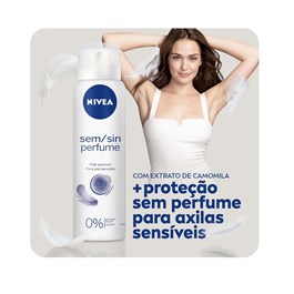 Desodorante Aerosol Nivea Feminino 150 ml Sensitive & Pure