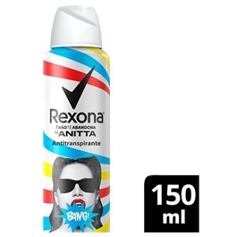 Desodorante Aerosol Rexona Feminino By Anitta 150 ml Bang