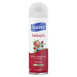 Desodorante Aerosol Suave 150 ml Frutas Vermelhas e Lichia
