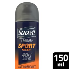 Desodorante Aerosol Suave Men 150 ml Sport Fresh