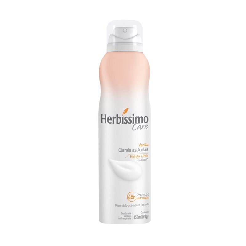 Desodorante Aerossol Herbíssimo Care 150 ml Vanilla