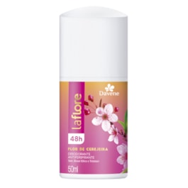 Desodorante Antiperspirante Roll on Davene La Flore 50 ml Flor de Cerejeira Desodorante Antiperspirante Roll on Davene La Flore 50 ml Flor de Cerejeira