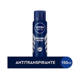 Desodorante Antitranspirante Aerosol Nivea Men 150 ml Original Protect
