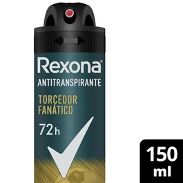 Desodorante Antitranspirante Aerosol Rexona Torcedor Fanático 72 horas 150ml