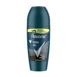 Desodorante Antitranspirante Rexona Masculino Roll On Antibacterial + Invisible 50ml