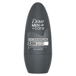 Desodorante Antitranspirante Roll On Dove Men+Care Sem Perfume 50ml
