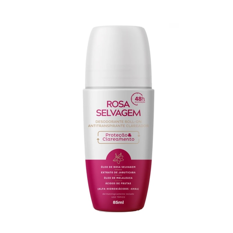 Desodorante Clareador Rosa Selvagem 85 ml