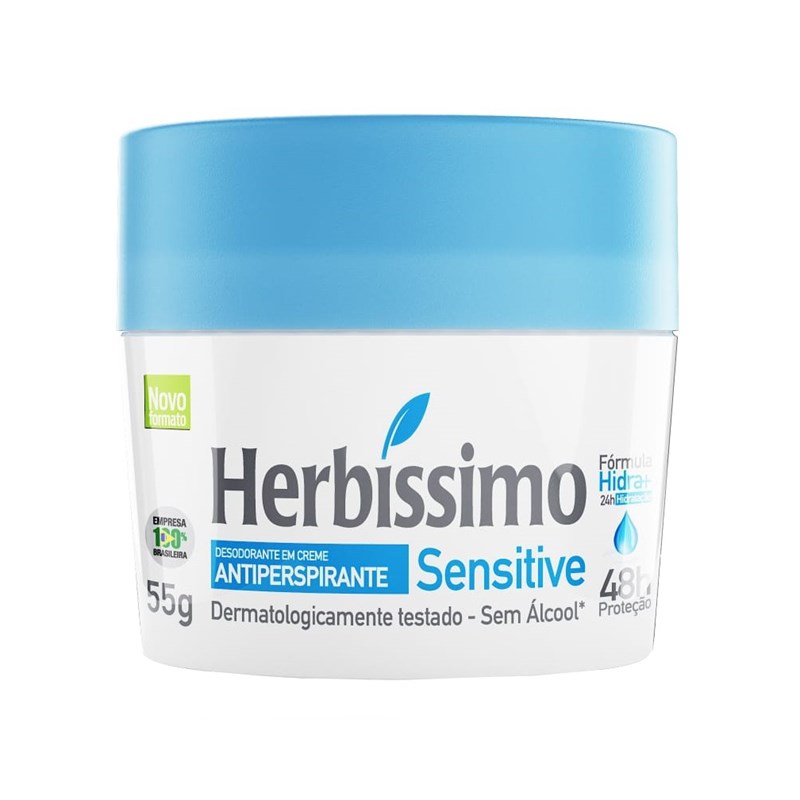 Desodorante Creme Herbíssimo 55 gr Sensitive
