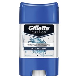 Desodorante em Gel Antitranspirante Gillete 82 gr Antibacterial