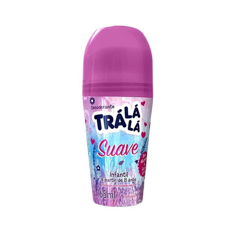 Desodorante Infantil Roll-On Trá Lá Lá 65 ml Suave