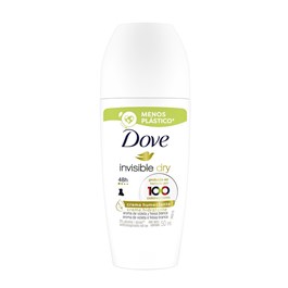 Desodorante Roll On Antitranspirante Dove 50 ml Invisible Dry
