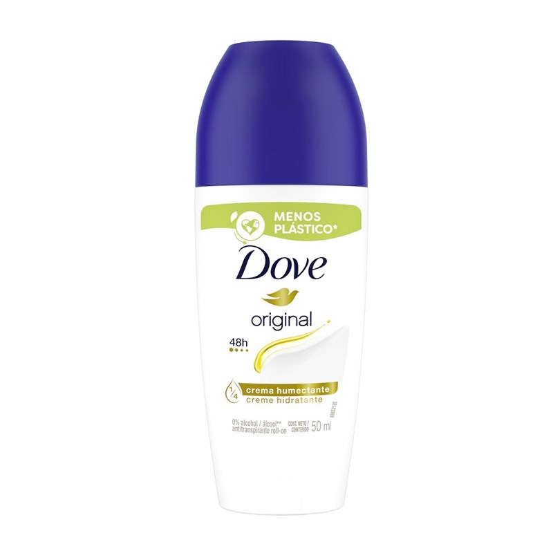 Desodorante Roll On Antitranspirante Dove 50 ml Original