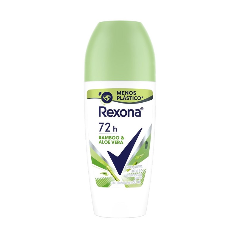 Desodorante Roll On Antitranspirante Rexona 50 ml Bamboo & Aloe Vera