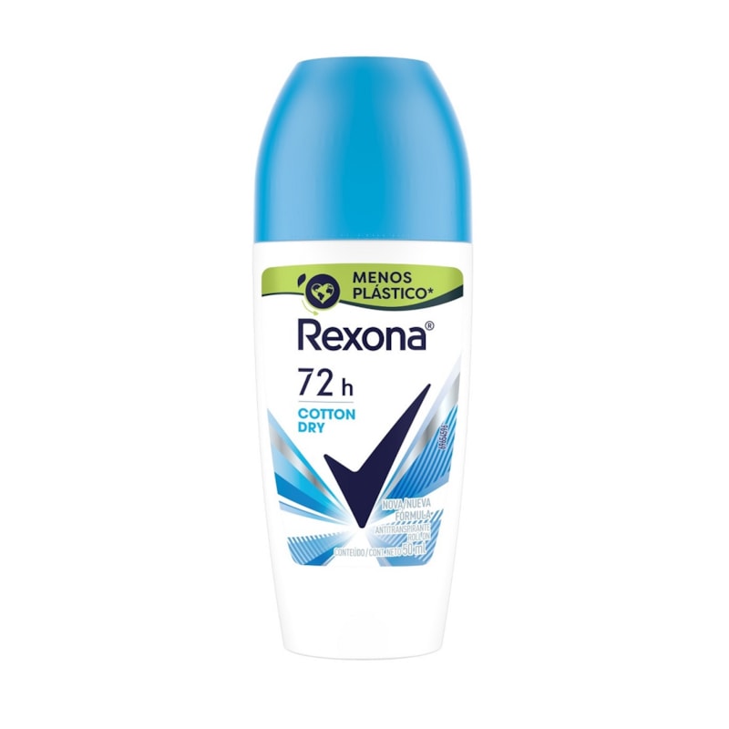 Desodorante Roll On Antitranspirante Rexona 50 ml Cotton Dry