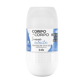 Desodorante Roll On Davene Corpo a Corpo 50 ml Suave Deleite