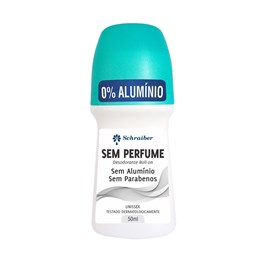 Desodorante Roll On Schraiber 50 ml Sem Perfume