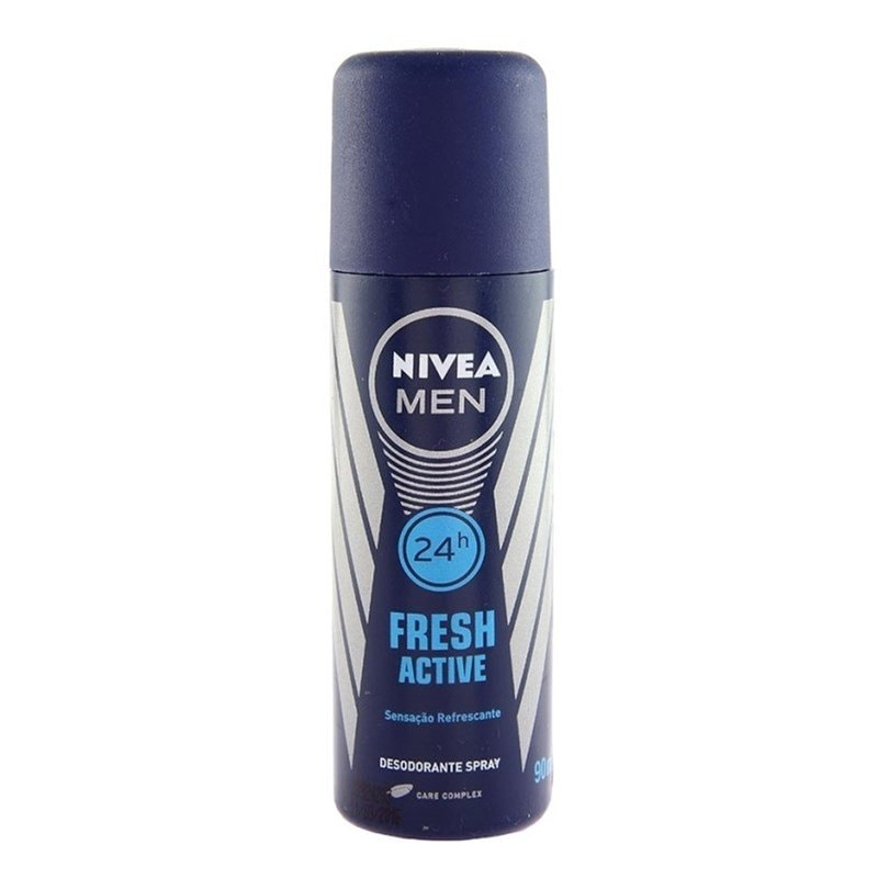 Desodorante Spray Nivea Men 90 ml Fresh Active LojasLivia