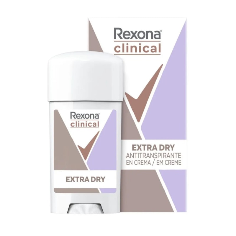 Desodorante Stick Antitranspirante Rexona Clinical 58 gr Extra Dry