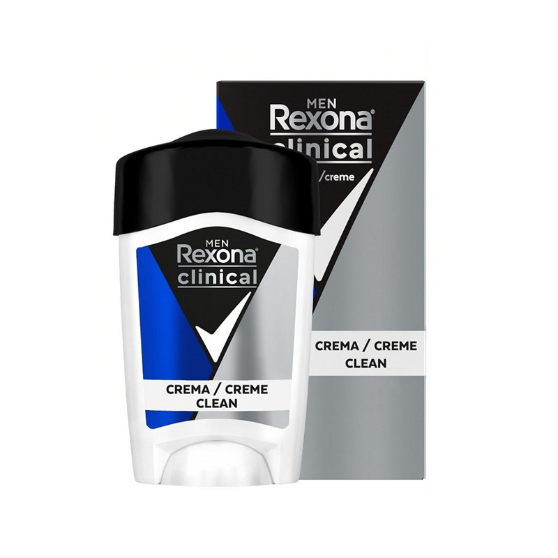 Desodorante Stick Antitranspirante Rexona Men Clinical 48 gr Clean