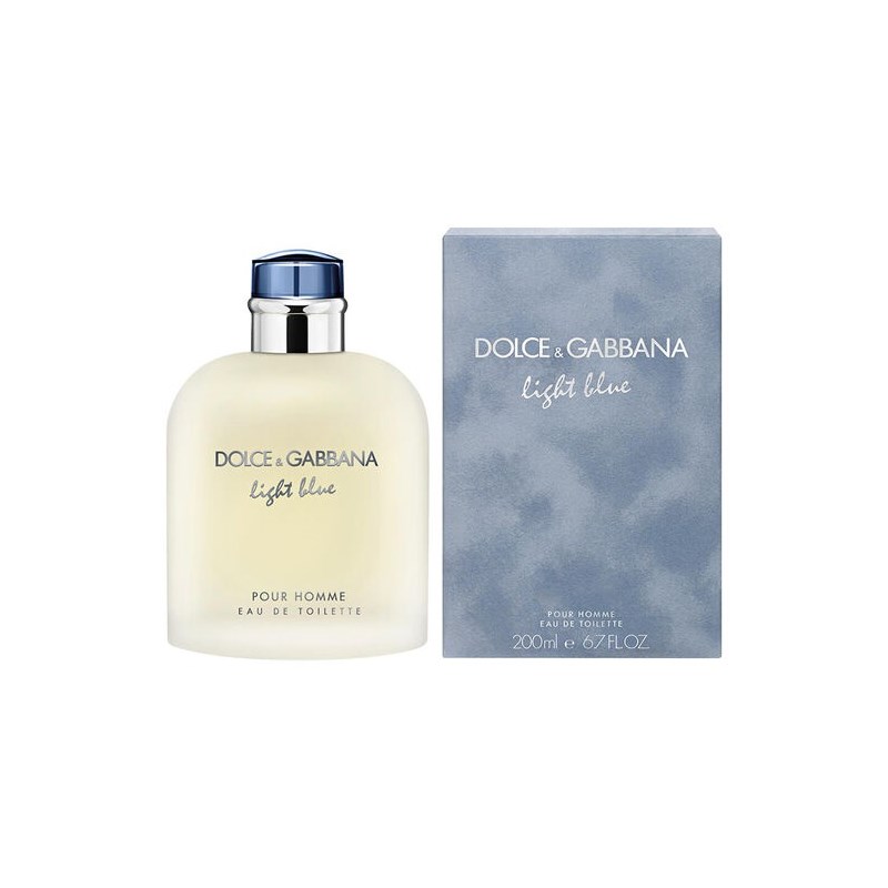 Dolce & Gabbana Light Blue Pour Homme Masculino Eau de Toilette 200 ml
