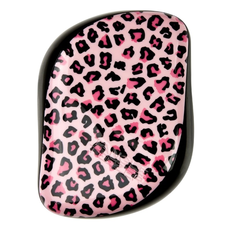 Escova de Cabelo Tangle Teezer Compact Style Leopard Pink