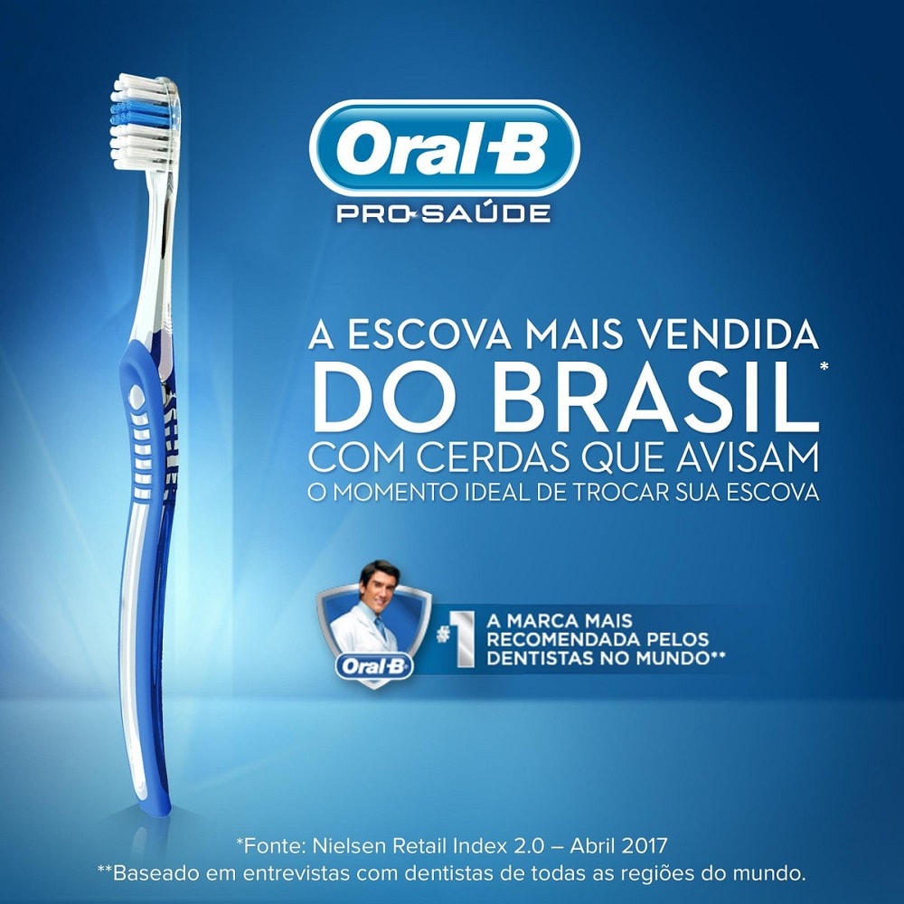 Escova Dental Oral-B Indicador Plus 35 - LojasLivia